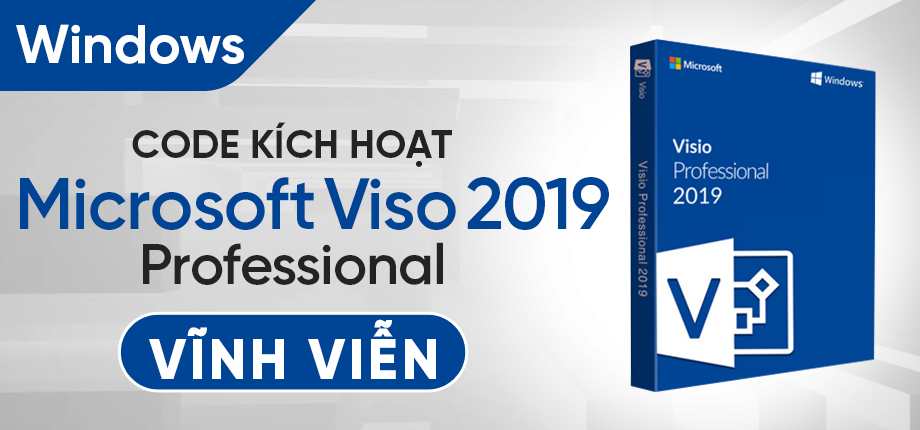 Microsoft Visio 2019 Professional for Windows - Code kích hoạt Vĩnh viễn